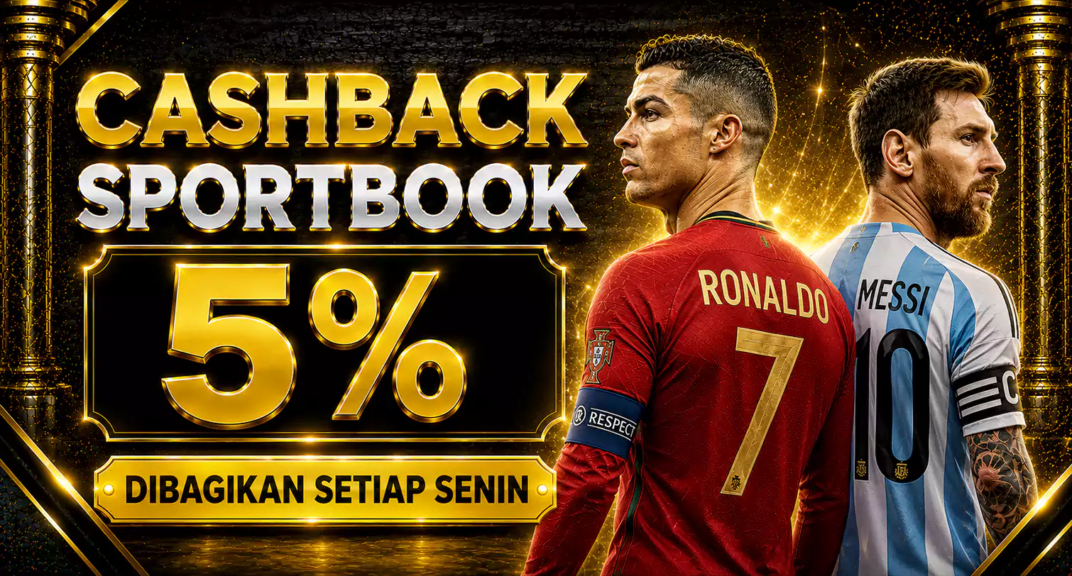 BONUS CASHBACK SPORTBOOK 5%